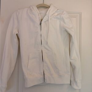 Brandy Melville Cream Fleece Hoodie